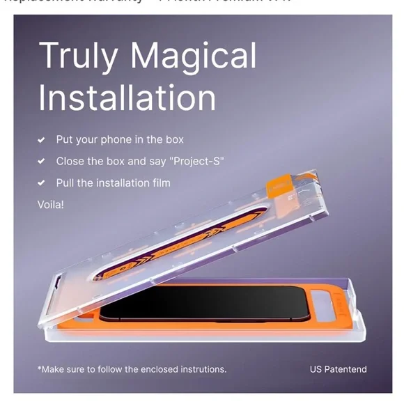 Magic Glass Screen Protector for iPhone 15 pro 6.1” - Clear - Picture 4 of 7